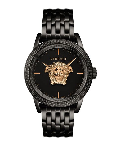 mens versace watch black|versace watch unisex.